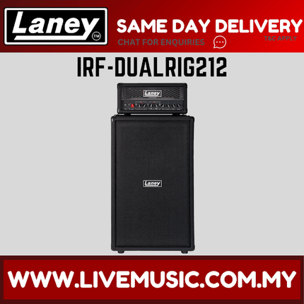 Laney IRF-DUALRIG212 IRONHEART Series 60-Watt, IRF-DUALTOP + IRF-CAB212 Speaker (IRF DUALRIG212 IRFDUALRIG212)