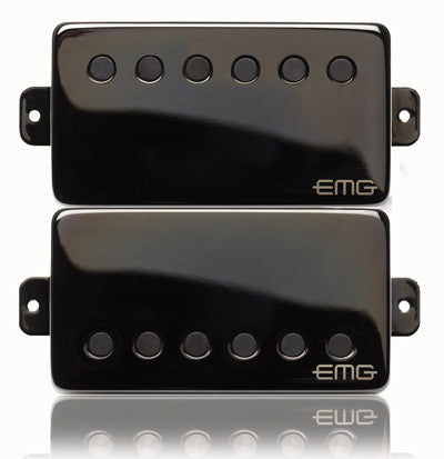 EMG JH Set James Hetfield Active Humbucker Set - Black Chrome