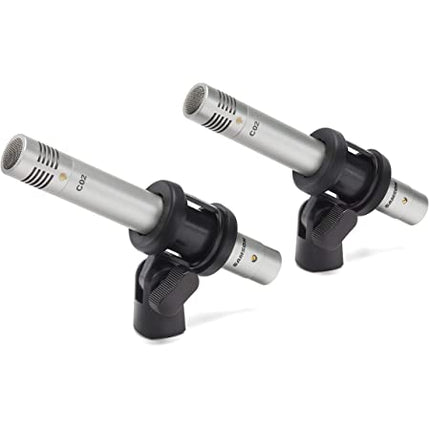 Samson C02 - Stereo Small-diaphragm Pencil Cardioid Condenser Microphones, Pair (CO2)