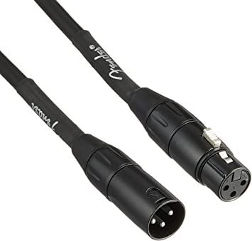 Fender Professional Series Microphone Cable, 10ft - Black