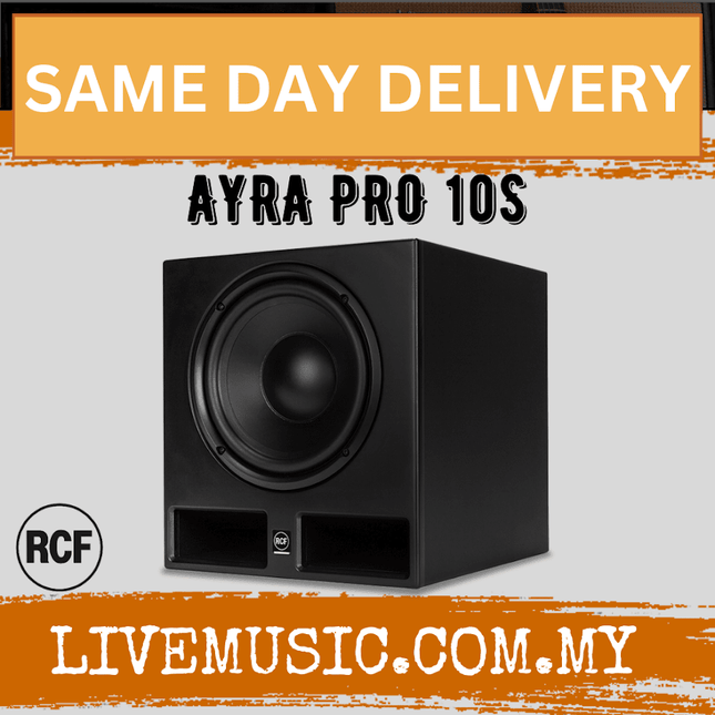 RCF AYRA PRO 10S Active Professional 10” Subwoofer System ( AYRAPRO10S / PRO 10S / AYRA-PRO10S )