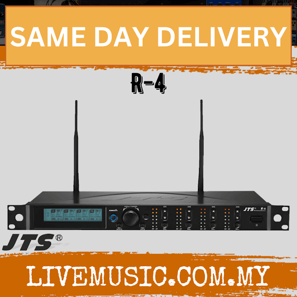 JTS R-4 UHF 4 channel diversity Receiver ( R 4 / R4 )