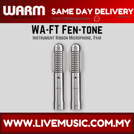Warm Audio WA-FT Fen-tone Ribbon Microphone, Matched Pair — ( WA-2FT WA2FT WAFT WA FT )