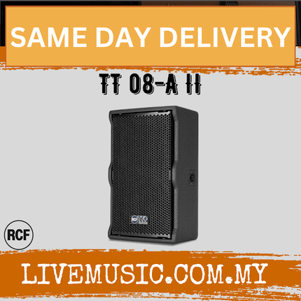 RCF TT 08-A Active Precision Monitor Speaker - Each / Pair ( TT 08-A / TT08A / TT 08A )