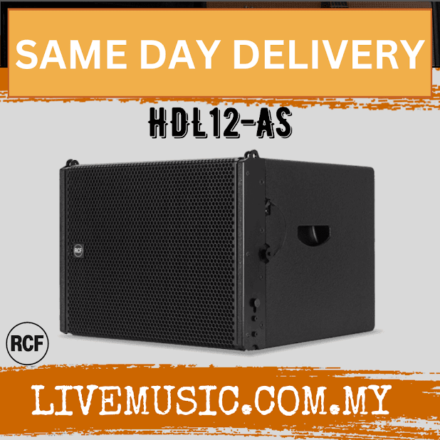 RCF HDL12-AS Active Flyable Hisubwoofergh Power ( HDL 12 AS / HDL12AS )