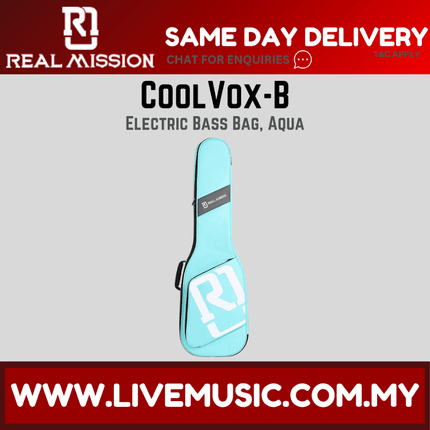 Real Mission CoolVox-B Electric Bass Guitar Bag - ( CoolVoxB CoolVox B )