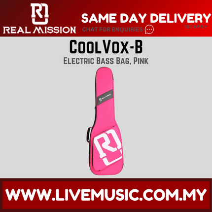 Real Mission CoolVox-B Electric Bass Guitar Bag - ( CoolVoxB CoolVox B )