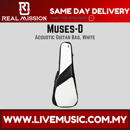 Real Mission Muses-D Thickened Leather Backpack 41-Inch Personalized Acoustic Guitar Bag ( MusesD Muses D )