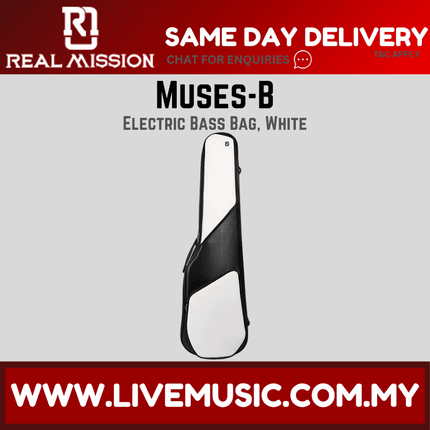 Real Mission Muses-B Thickened Leather Backpack 41-Inch Personalized Electric Bass Guitar Bag ( MusesB Muses B )