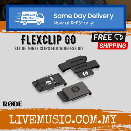 Rode FlexClip GO Set of Three Clips for Wireless GO ( FlexClipGo )
