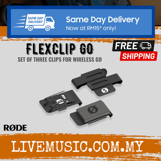 Rode FlexClip GO Set of Three Clips for Wireless GO ( FlexClipGo )