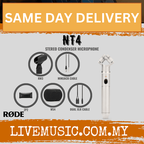 Rode NT4 Stereo X/Y Condenser Microphone ( NT-4 )