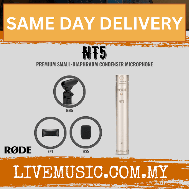 Rode NT5 Cardioid Studio Condenser Microphones - Each ( NT-5 )