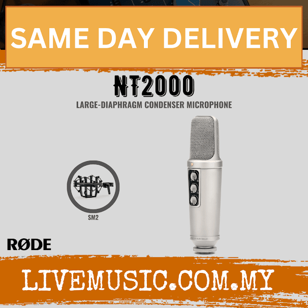 Rode NT2000 Large-diaphragm Condenser Microphone ( NT-2000 )