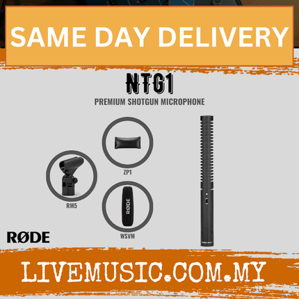 Rode NTG-1 Directional Condenser Shotgun Microphone ( NTG1 )
