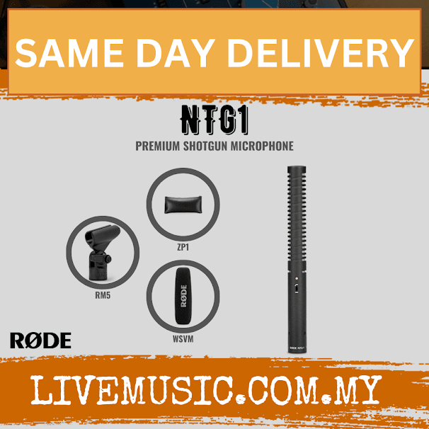 Rode NTG-1 Directional Condenser Shotgun Microphone ( NTG1 )