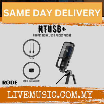 Rode NT-USB+ Professional USB Microphone ( NT USB+ NTUSB+ Replace NTUSB NT-USB )