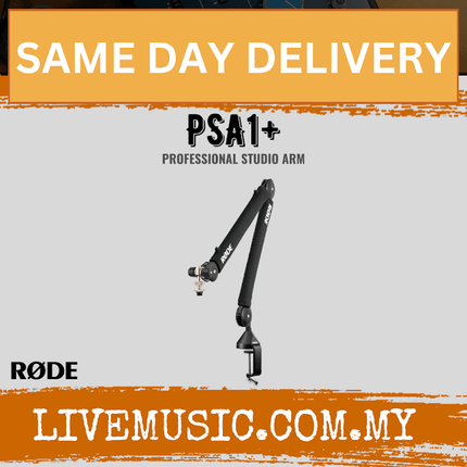 Professional studio arm mount, black adjustable boom with counterweight