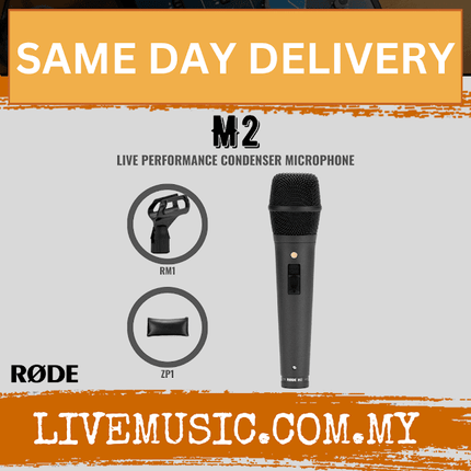 Rode M2 Supercardioid Condenser Handheld Vocal Microphone ( M-2 )