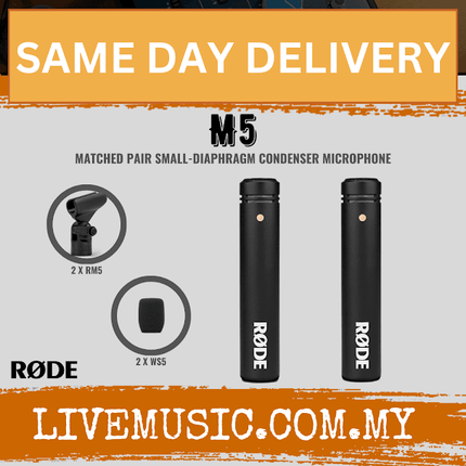 Rode M5 Matched Pair Condenser Microphone ( M5MP / M5-MP )