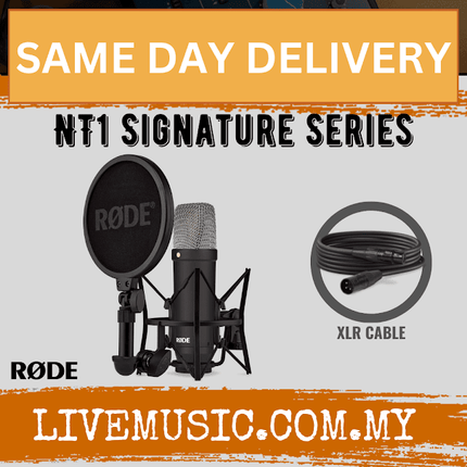 RODE NT1 Signature Series Large-Diaphragm Condenser Microphone