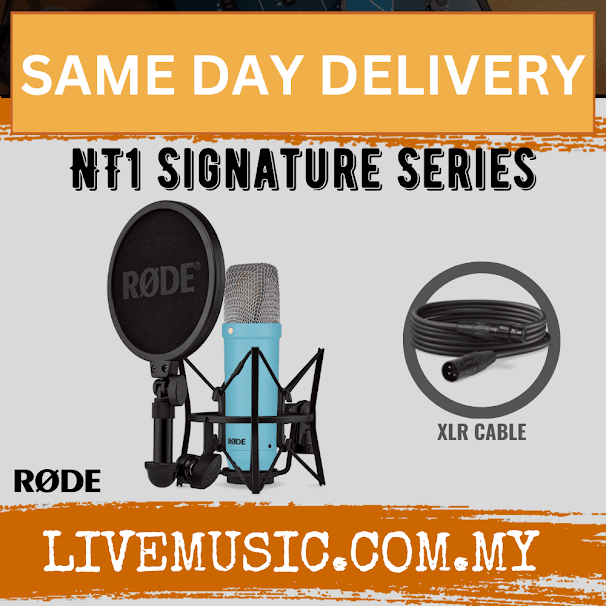 RODE NT1 Signature Series Large-Diaphragm Condenser Microphone
