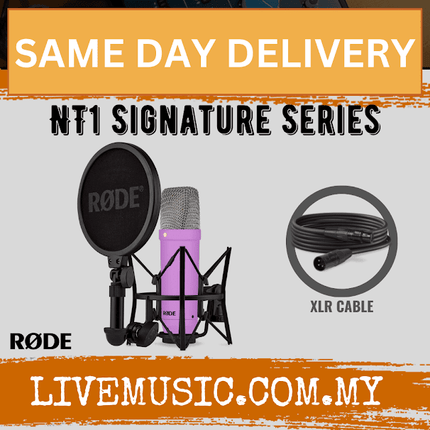 RODE NT1 Signature Series Large-Diaphragm Condenser Microphone