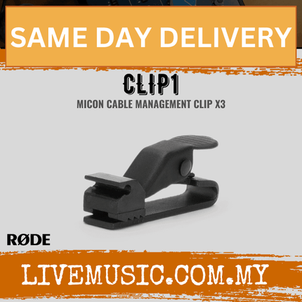 RODE CLIP1 MiCon cable management clip, black, pack of 3