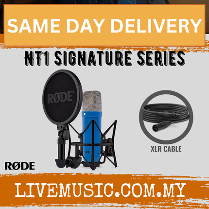 RODE NT1 Signature Series Large-Diaphragm Condenser Microphone