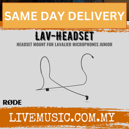 Rode Lav-Headset Headset mount for Lavalier Microphones - Junior Size ( LAVHEADSET / LAV HEADSET )