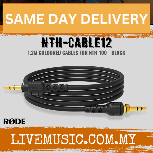 Rode NTH-CABLE12 1.2M Colored Headphone Cable for NTH-100 ( NTH CABLE12 / NTHCABLE12 )