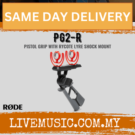 Rode PG2-R pistol grip shock mount with Rycote lyre