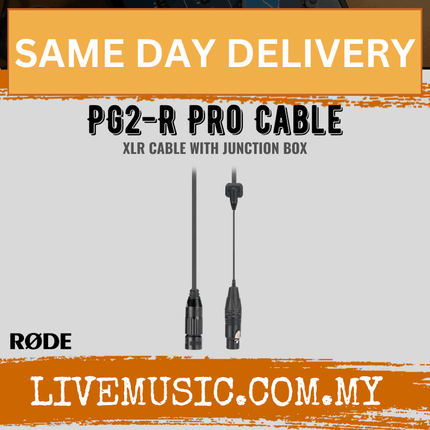 RØDE PG2-R Pro XLR cable with junction box