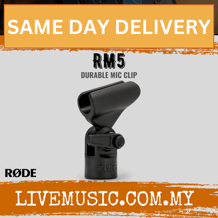 RODE RM5 durable mic clip stand mount, black