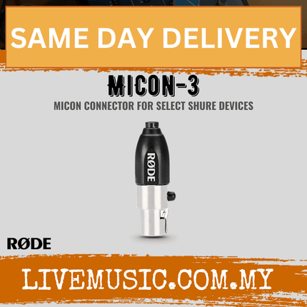 Rode MiCon-3  Connector for Rode MiCon Microphones - Selected Shure Devices ( MiCon 3 / MiCon3 )