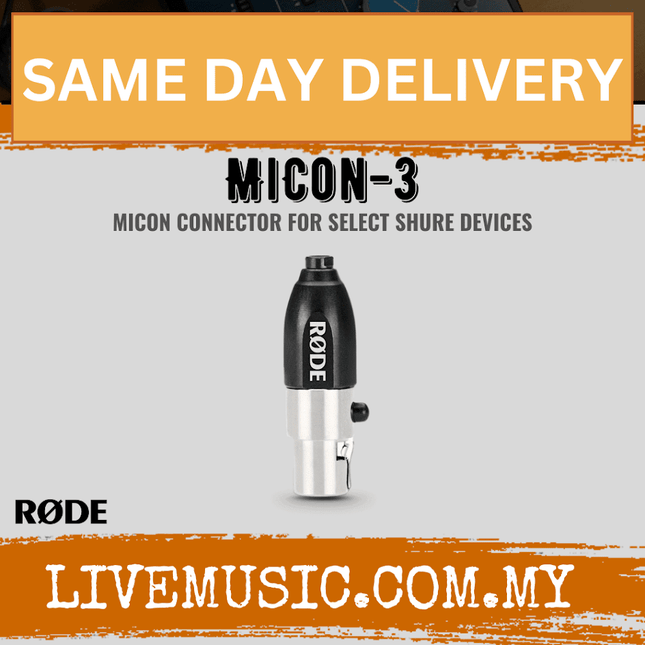 Rode MiCon-3  Connector for Rode MiCon Microphones - Selected Shure Devices ( MiCon 3 / MiCon3 )