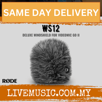RODE WS12 Deluxe Windshield for VideoMic GO II