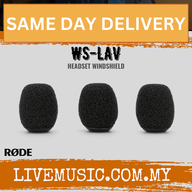 RODE WS-LAV Windshield for Lavalier Microphones (3-Pack) ( WS LAV / WSLAV )