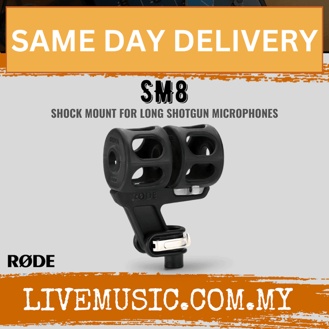 Rode SM8 Shockmount for Long Shotgun Microphones (SM-8)