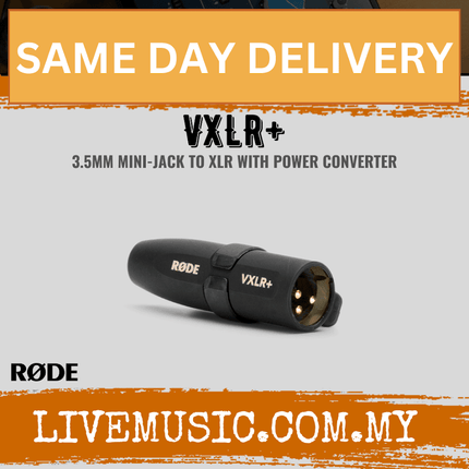 Rode VXLR+ 3.5mm to XLR Adapter with Power Convertor