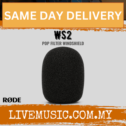Rode WS2 Windscreen for NT1-A, NT2-A, NT1000, NT2000, NTK, K2 & Broadcaster Microphones (WS-2 / NT1A / NT2A)