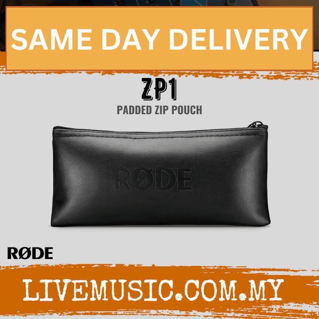 Rode ZP1 Zip Pouch – for Rode S1, NT1-A, NT2-A, NT3, NT1000, NTG1 or Broadcaster Microphones