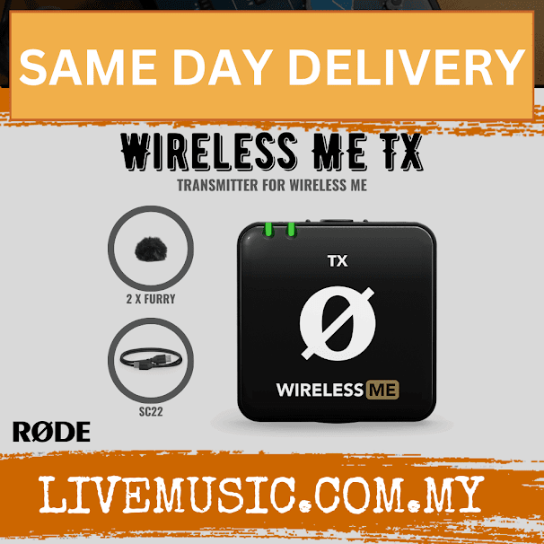 RODE Wireless ME TX Transmitter for the Wireless ME System (2.4 GHz, Black)