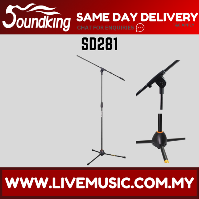 SOUNDKING SD281 Professional Heavy Duty Mic Stand ( SD-281 SD 281 )