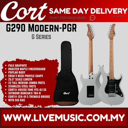 Cort G290 Modern MBG Electric Guitar ( Military Beige/Dusty Rose/Pale Graphite )