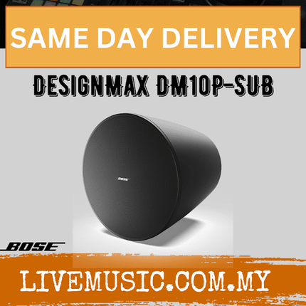 Bose DesignMax DM10P-SUB Loudspeaker - Black( DM10PSUB / DM10P SUB )