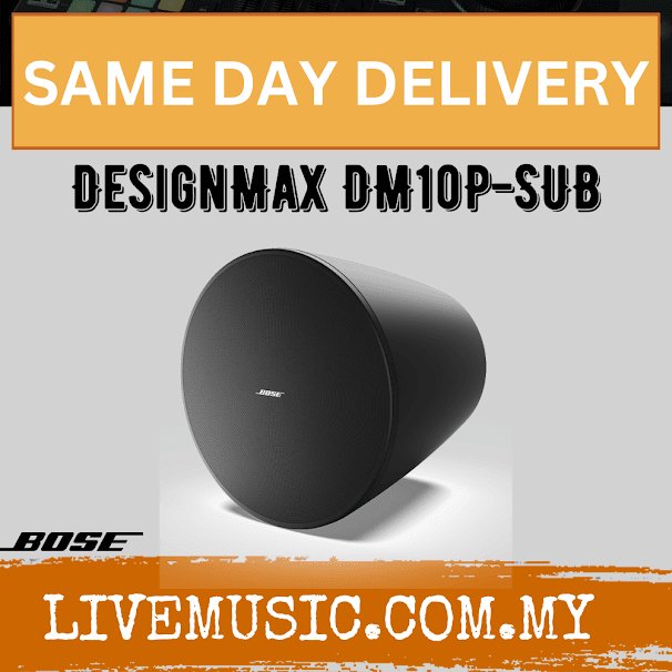 Bose DesignMax DM10P-SUB Loudspeaker - Black( DM10PSUB / DM10P SUB )