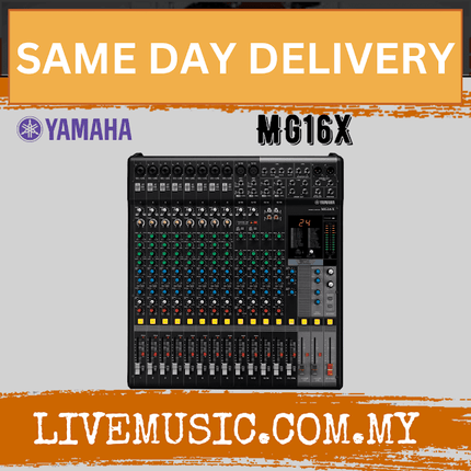 Yamaha MG16X 16-Channel Mixer With Effects ( MG 16X / MG16X )