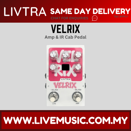 Livtra Velrix Stereo Amp & IR Guitar Effect Pedal