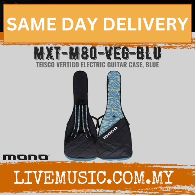 MONO x Teisco Vertigo Electric Guitar Case, Blue ? ( MXT-M80-VEG-BLU )